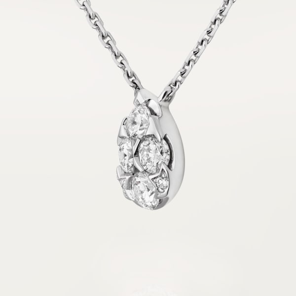 Etincelle de Cartier项链 白金，钻石