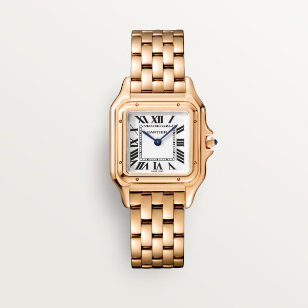 Panthère de Cartier watch Medium model, quartz movement, rose gold