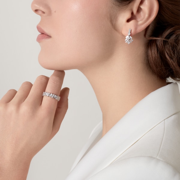 Reflection de Cartier earrings White gold, diamonds