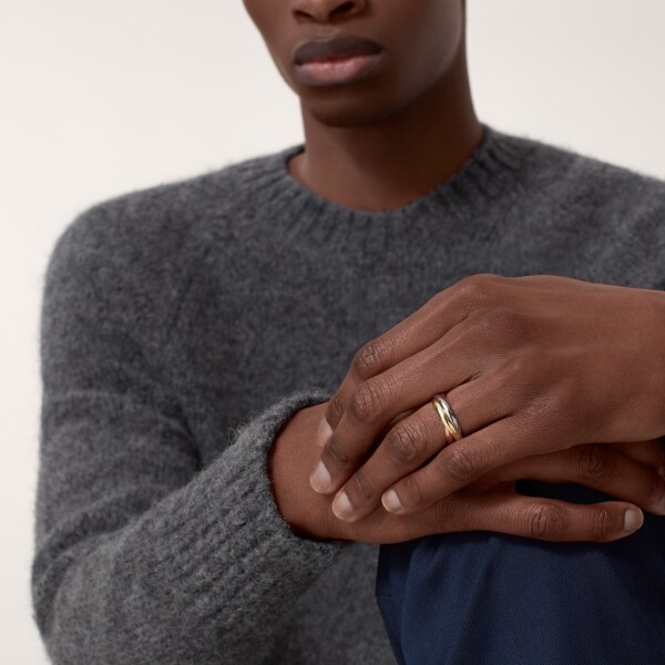 Trinity ring, small model White gold, yellow gold, rose gold