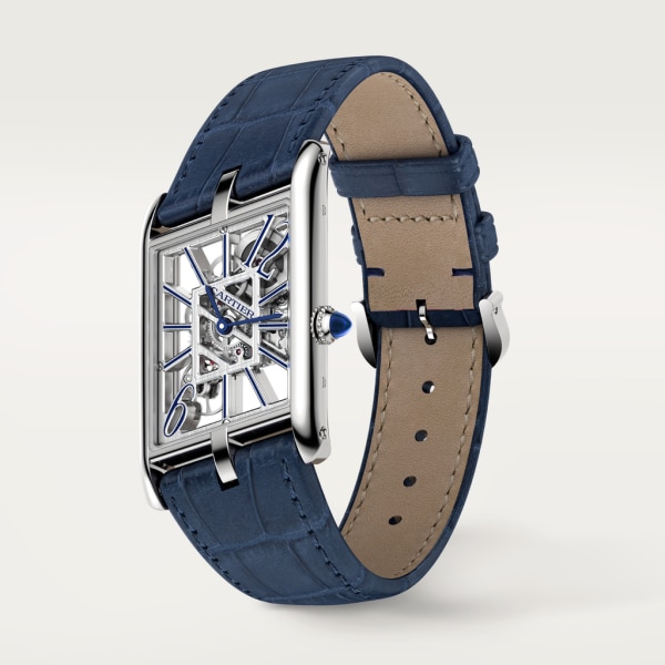 cartier tank asymetrique skeleton