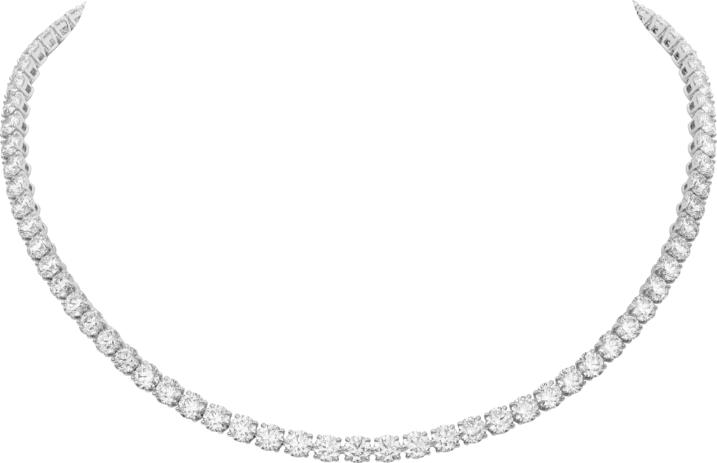 Essential Lines necklacePlatinum, diamonds