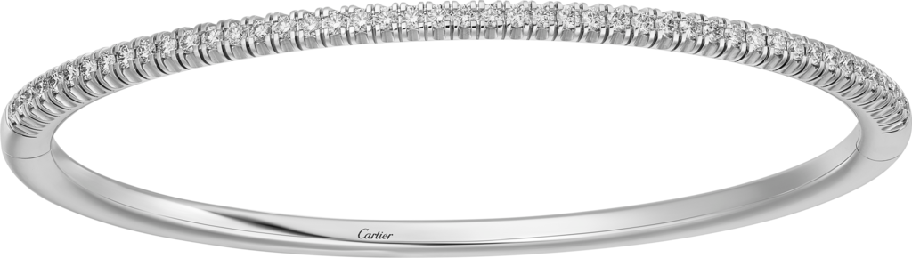 Etincelle de Cartier手镯白金，钻石