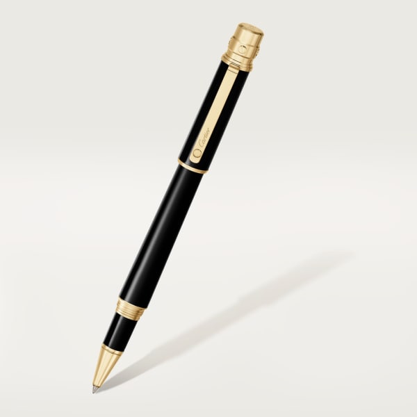 Santos de Cartier rollerball pen Large model, composite, gold finish