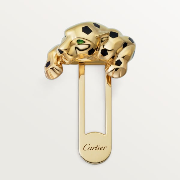 Panthère de Cartier口袋珠宝 黄金，黑漆