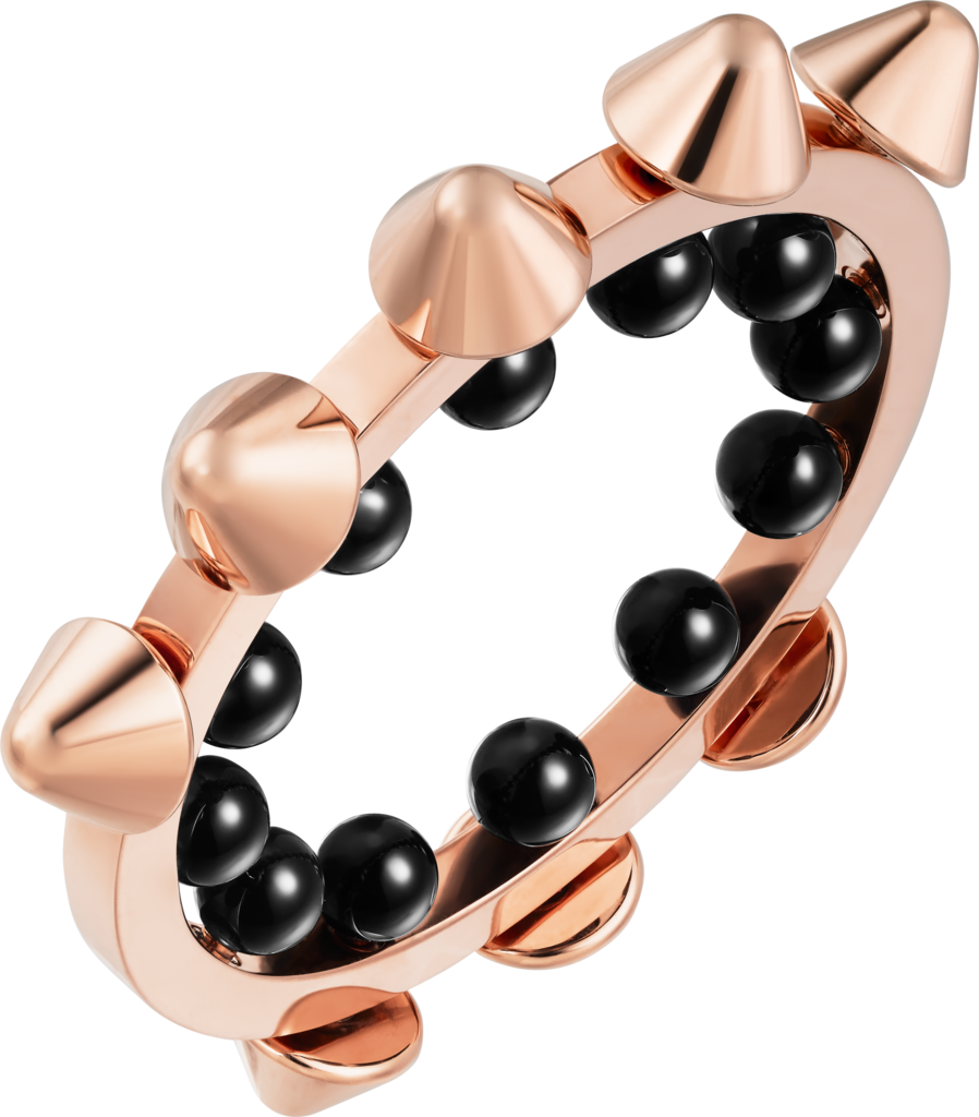 Clash de Cartier ringRose gold, onyx