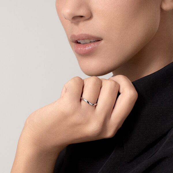 CRB4092900 - Ballerine wedding ring - Platinum, diamonds 
