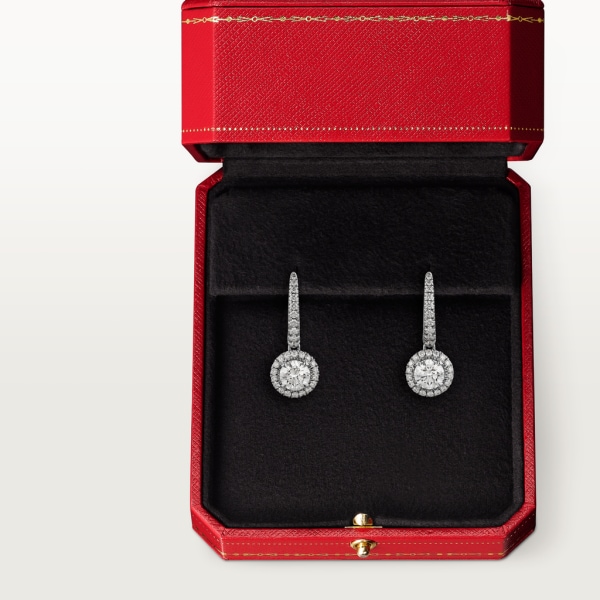 Cartier Destinée earrings White gold, diamonds