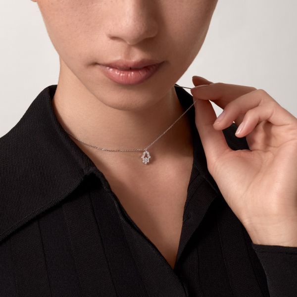 Symbol pendant White gold, diamond