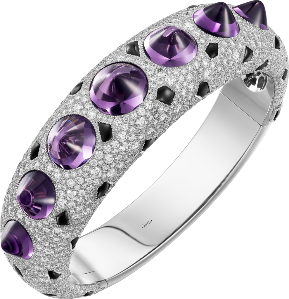 Clash [Un]limited BraceletWhite gold, onyx, amethysts, diamonds