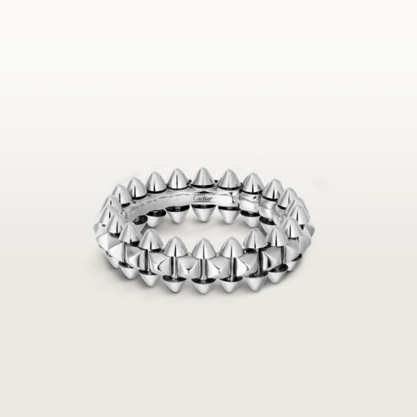 Clash de Cartier ring Medium Model Rhodium-finish white gold