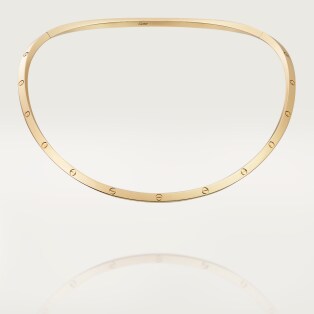 <span class='lovefont'>A </span> torque necklace Yellow gold