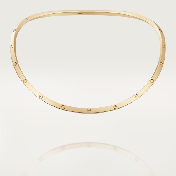 Crb Love Necklace Yellow Gold Cartier