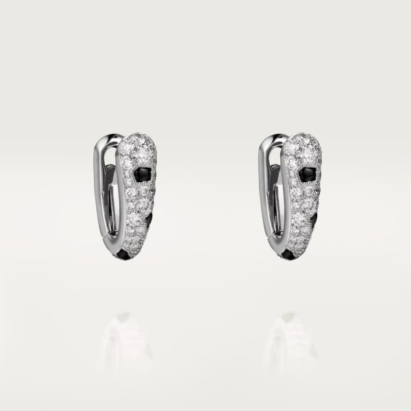 Panthère de Cartier earrings White gold, onyx, diamonds