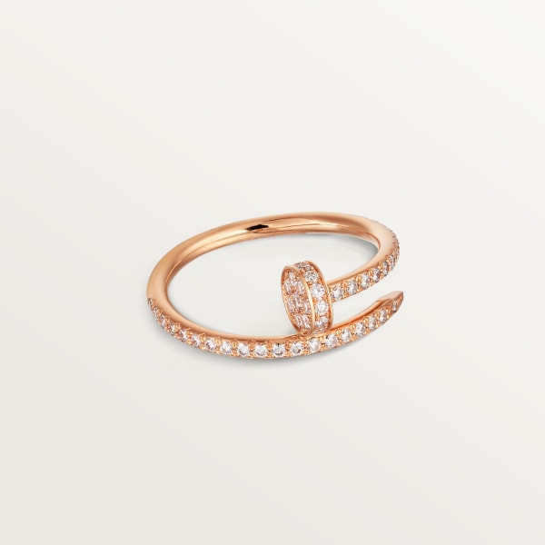 Juste un Clou ring Rose gold, diamonds