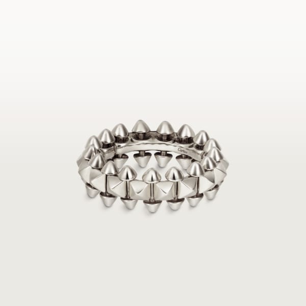 Cartier 18K White Gold Diamond Le Baiser du Dragon Ring - modaselle