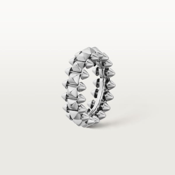 Clash de Cartier ring Medium Model Rhodium-finish white gold