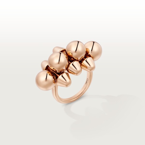 Clash de Cartier ring, XL model Rose gold