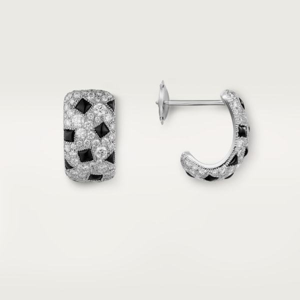 Panthère de Cartier earrings White gold, onyx, diamonds