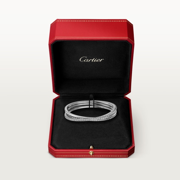 Etincelle de Cartier手镯 白金，钻石