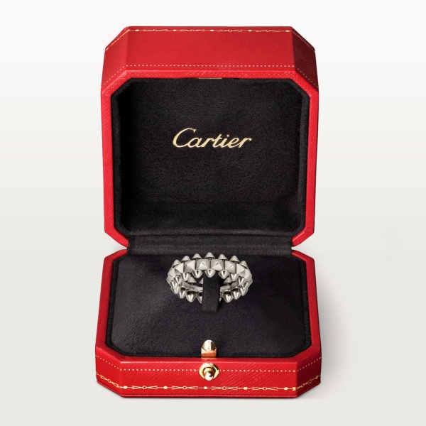 Clash de Cartier戒指，中号款 白金，未镀铑