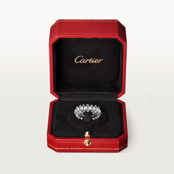 Clash de Cartier戒指，中号款 镀铑白金