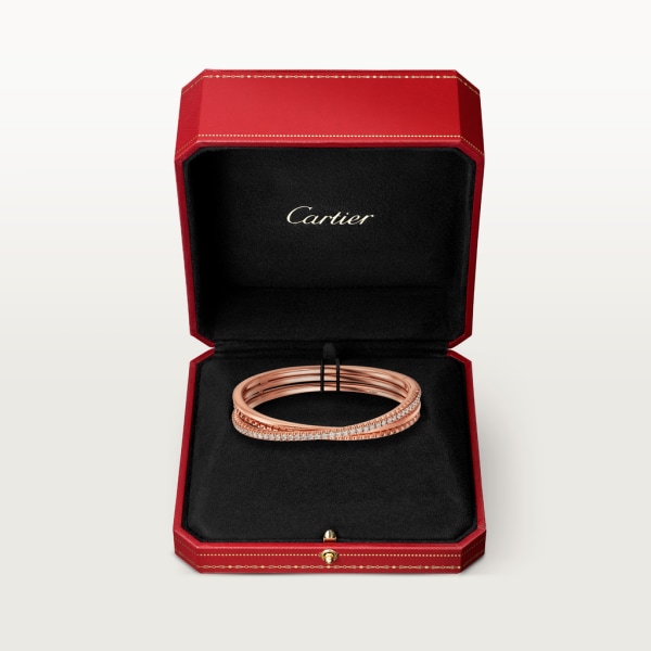 Etincelle de Cartier手镯 玫瑰金，钻石