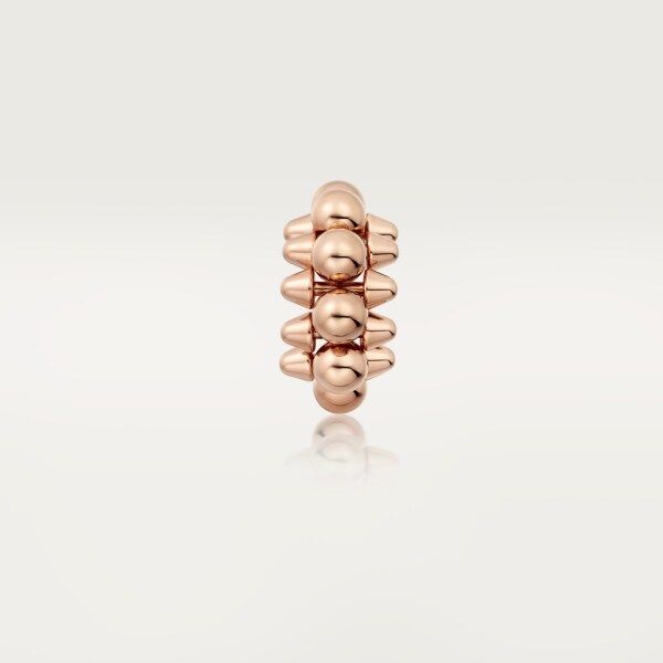 Clash de Cartier single earring, XL model Rose gold