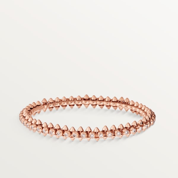 Clash de Cartier bracelet Diamonds Rose gold, diamonds