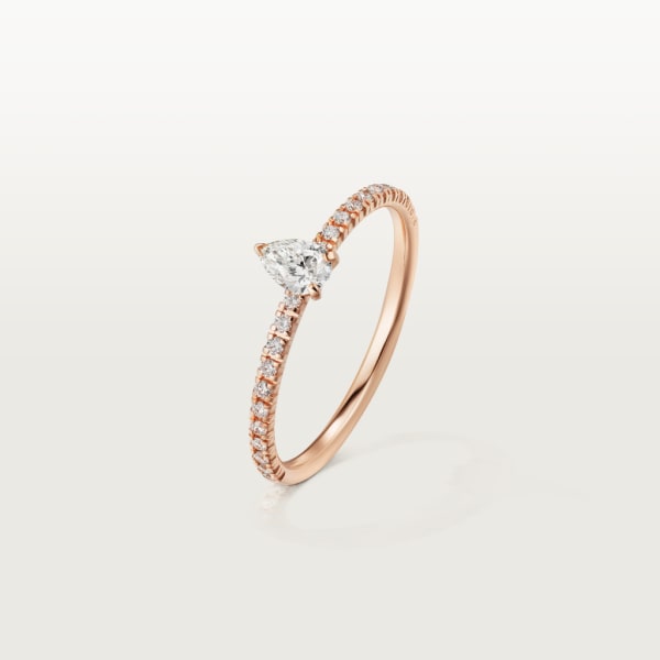 Etincelle de Cartier ring Rose gold, diamonds