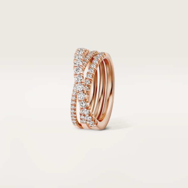 Etincelle de Cartier ring Rose gold, diamonds