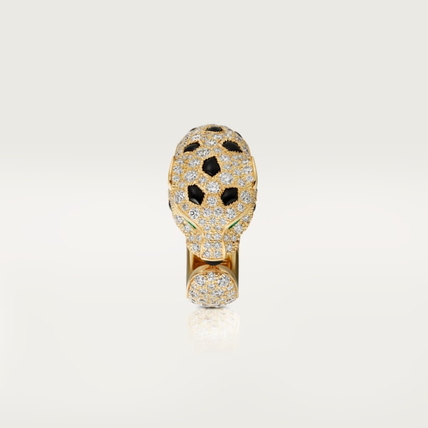 Panthère de Cartier戒指 黄金，祖母绿，缟玛瑙，钻石