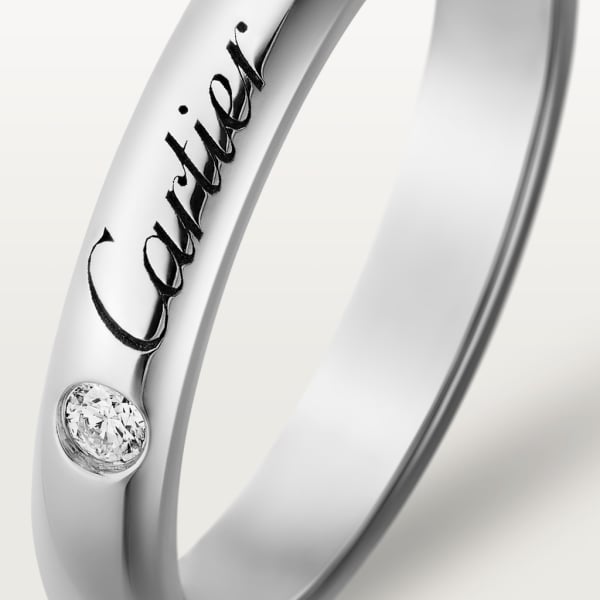 C de Cartier wedding ring Platinum, diamond