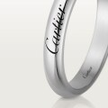 C de Cartier wedding band, 3 mm width Platinum