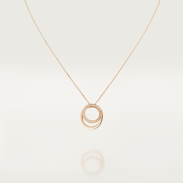 Etincelle de Cartier necklace Rose gold, diamonds