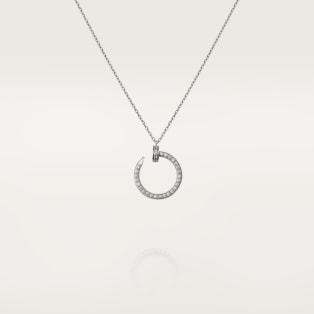 Juste un Clou necklace, diamonds White gold, diamonds