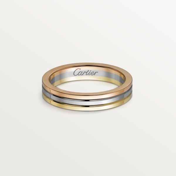 Vendôme Louis Cartier结婚对戒 白金，黄金，玫瑰金