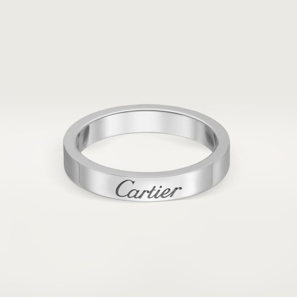 C de Cartier wedding ring Platinum