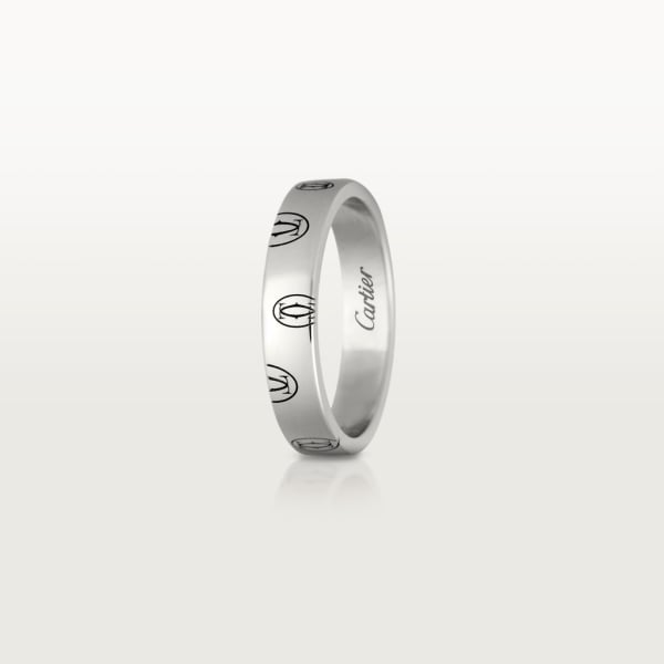 Cartier stainless hotsell steel ring