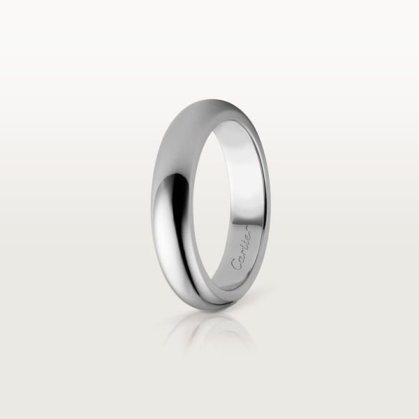 1895 wedding ring, width 4 mm Platinum