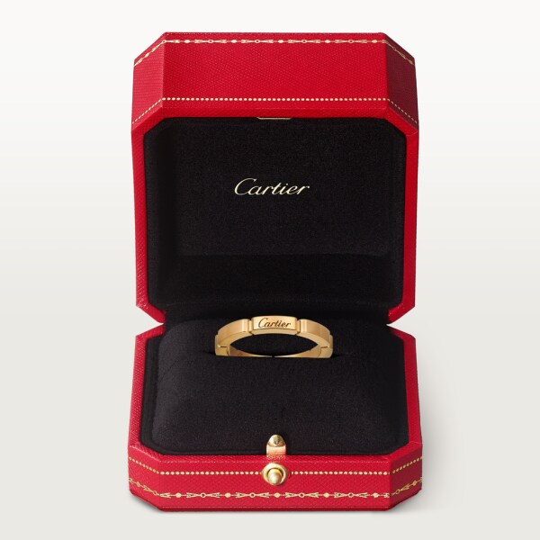 Maillon Panthère wedding ring Yellow gold