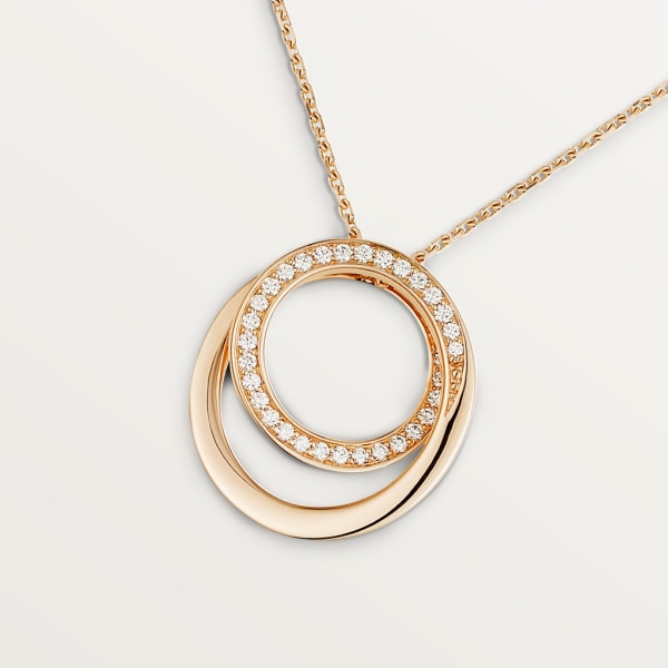 Etincelle de Cartier necklace Rose gold, diamonds