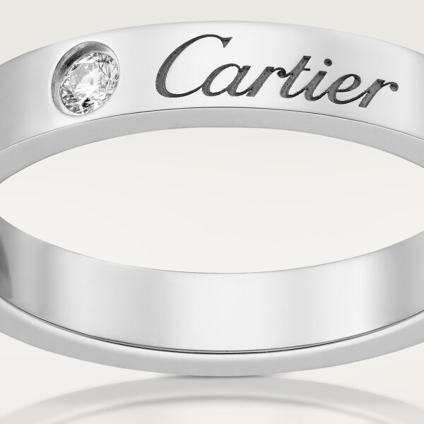 C de Cartier结婚对戒 铂金，钻石