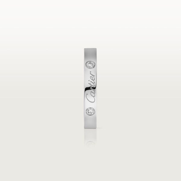 C de Cartier wedding ring Platinum, diamonds