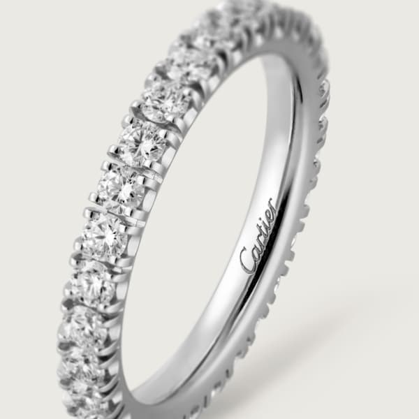 Étincelle de Cartier结婚对戒 铂金，钻石