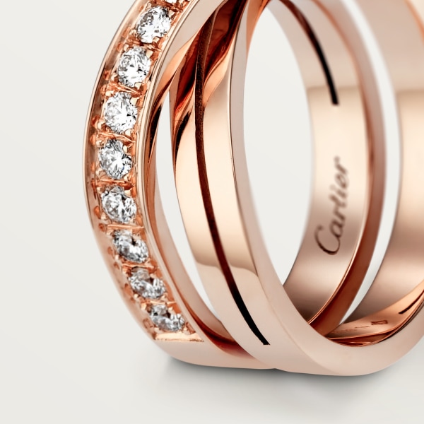 Etincelle de Cartier ring Rose gold, diamonds