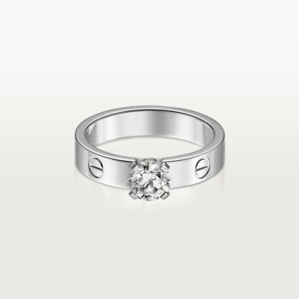 Love Solitaire White gold, diamond