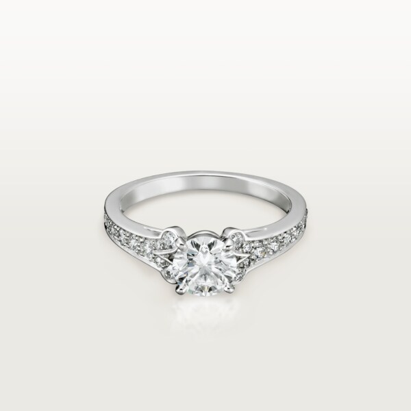 Ballerine Solitaire Platinum, diamonds