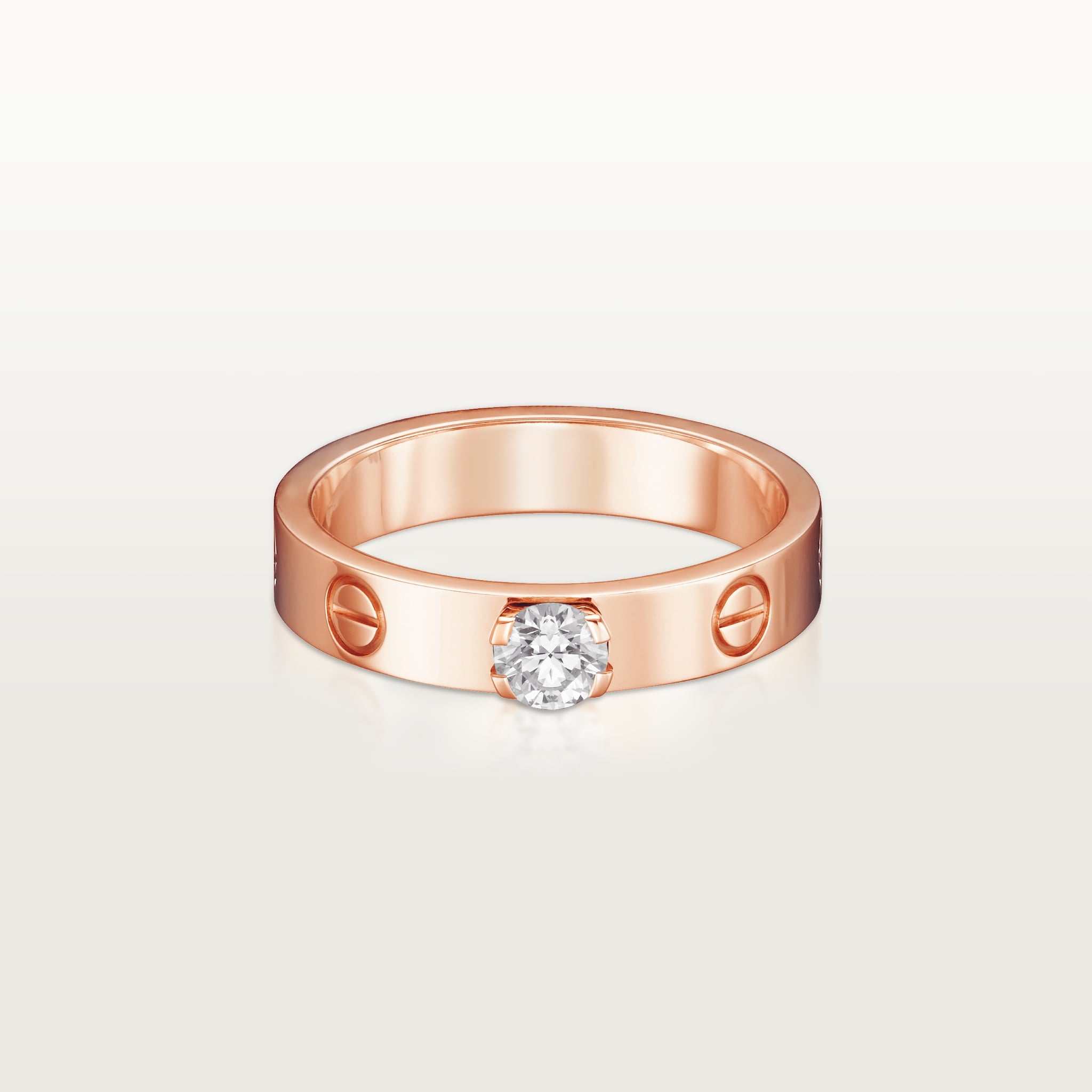 Love SolitaireRose gold, diamond