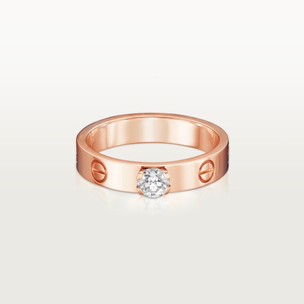 Love Solitaire Rose gold, diamond